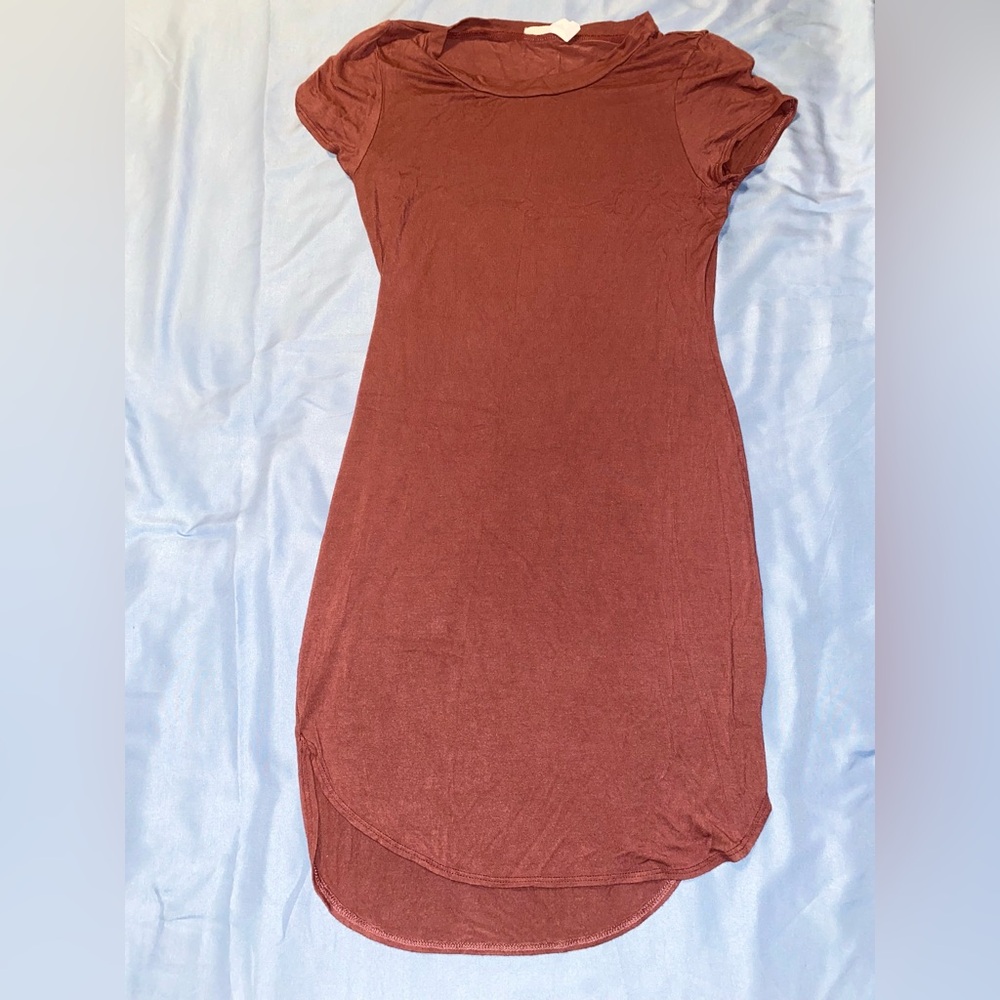 NOBO Brown Sleeveless Bodycon Dress